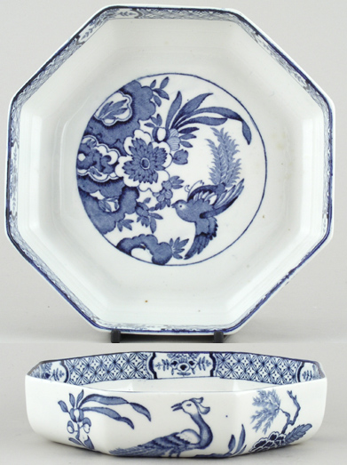 Dish octagonal c1930s